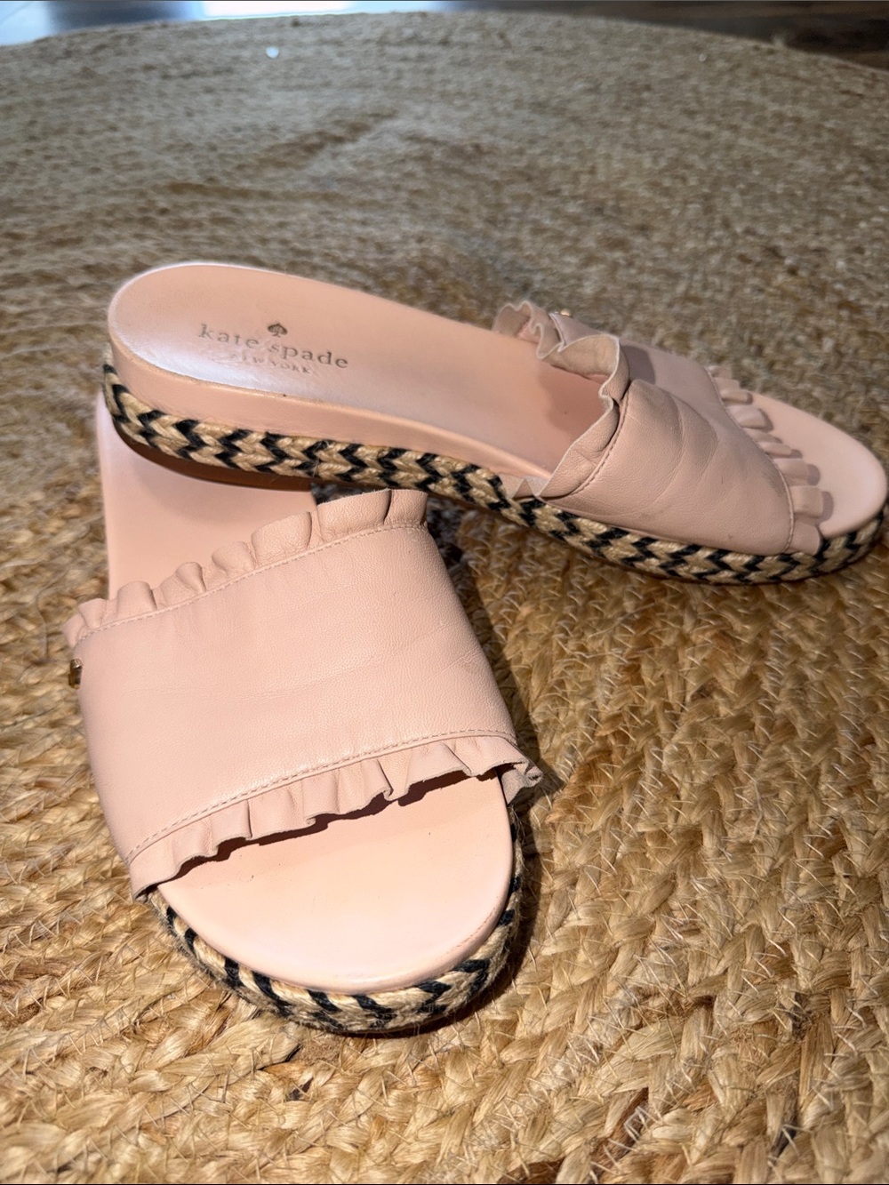 Kate Spade Shoes | Kate Spade New York Zahara Slide Sandals Ballet Pink